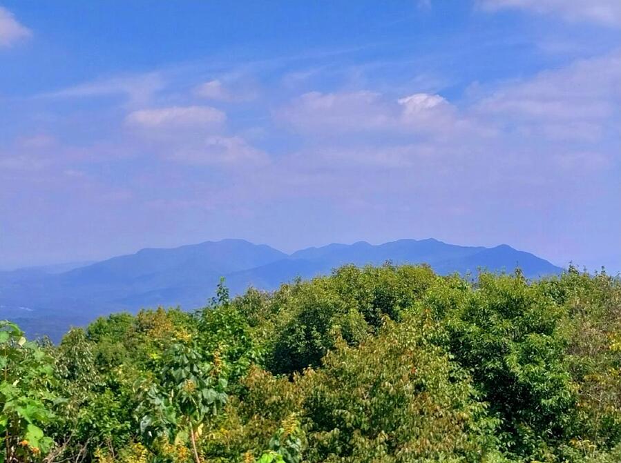 ▲ 양천산 정상에서 바라본 두타산.ⓒ진경수 山 애호가