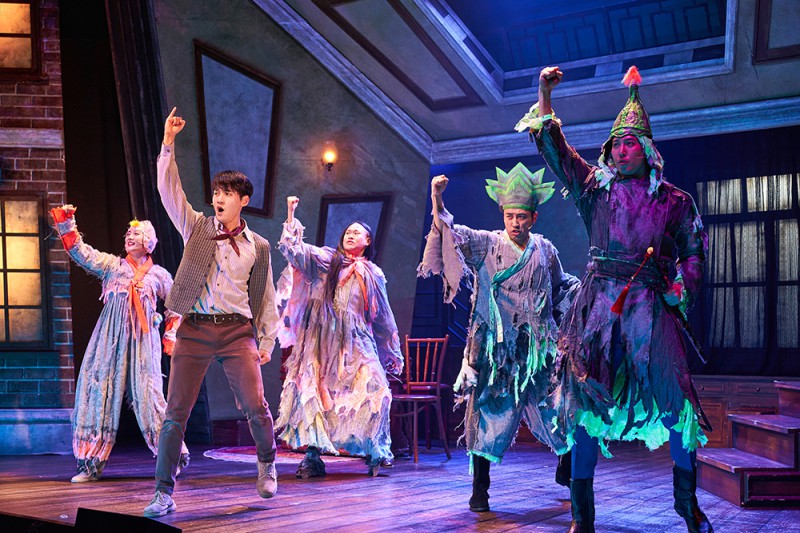 ▲ 뮤지컬 '쿠로이 저택엔 누가 살고 있을까?' 공연.ⓒ주식회사 랑