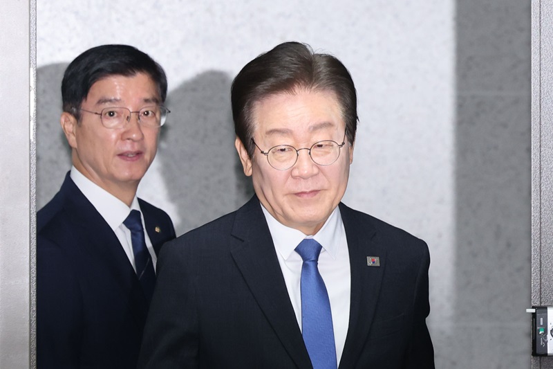 ▲ 이재명 더불어민주당 대표가 2일 오전 서울 여의도 국회 의원회관에서 열린 서울ㆍ인천ㆍ강원 예산정책협의회에 참석하고 있다. 2024.09.02. ⓒ뉴시스