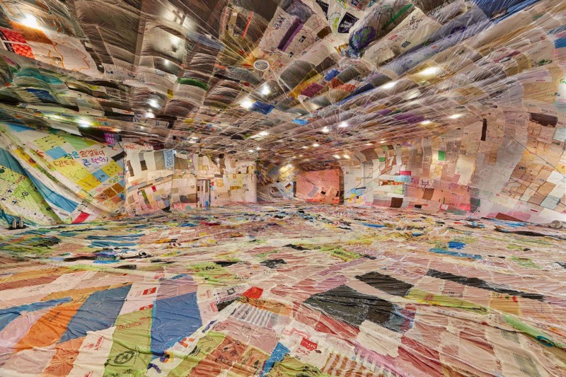 ▲ '무세오 에어로솔라' 전시 전경.ⓒ샤넬 코리아