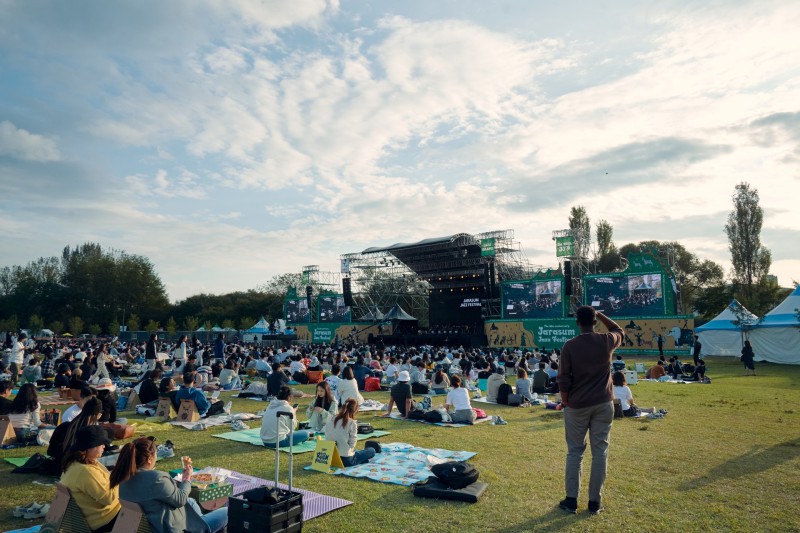 ▲ '제20회 자라섬재즈페스티벌' 현장.ⓒ자라섬 재즈 페스티벌 사무국