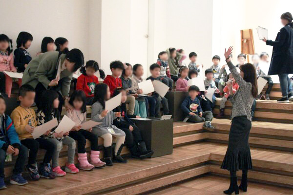 ▲ 세종예술아카데미 키즈프로그램 현장.ⓒ세종문화회관