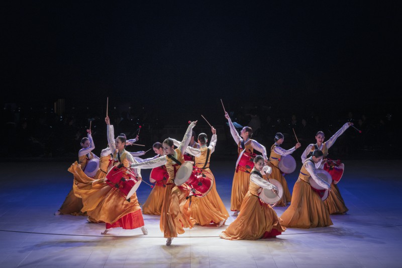 ▲ 국립국악원 무용단의 '상선약수' 공연 모습.ⓒ국립국악원