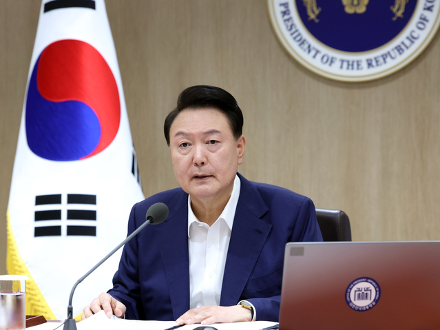 ▲ 윤석열 대통령이 10일 서울 용산 대통령실 청사에서 열린 제39회 국무회의에서 발언을 하고 있다. 2024.09.10. ⓒ뉴시스