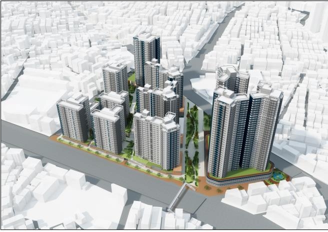 ▲ 가리봉2구역 정비계획 조감도.ⓒ서울시