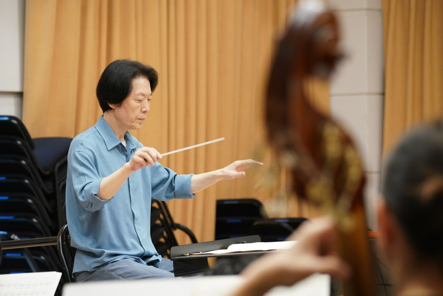 ▲ 국립심포니 '에코 앤드 에코'(ECO & ECHO) 리허설 현장.ⓒ국립심포니오케스트라