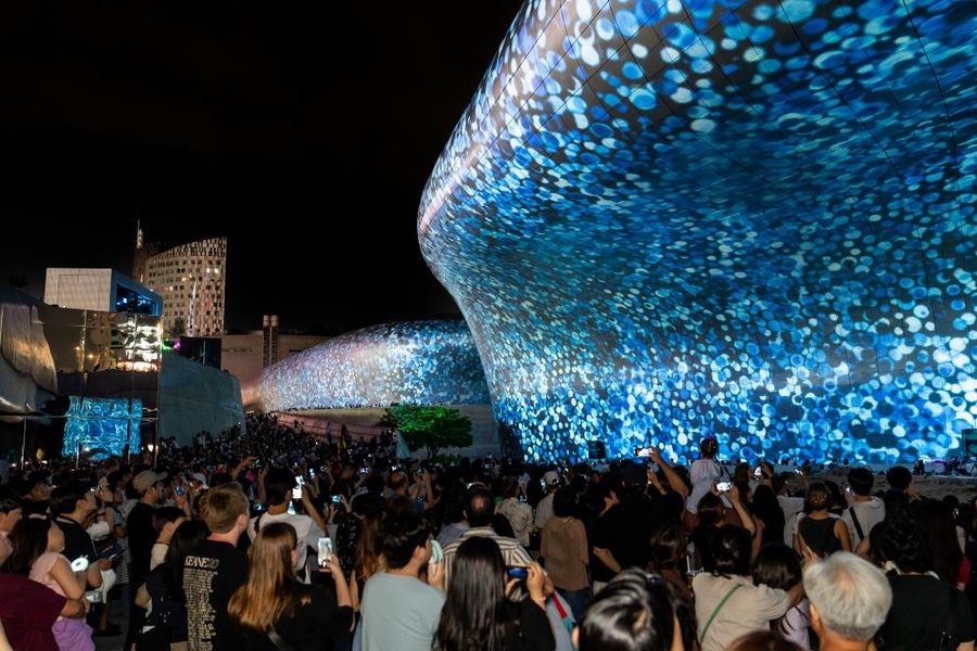 ▲ 서울라이트 DDP 행사 모습.ⓒ서울디자인재단