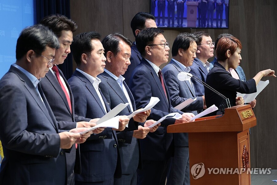 ▲ 국민의힘 사무총장인 서범수 의원이 20일 오전 서울 여의도 국회 소통관에서 고려아연에 대한 사모펀드의 적대적 인수·합병(M&A) 시도에 대한 우려와 반대 입장을 밝히고 있다. ⓒ연합뉴스