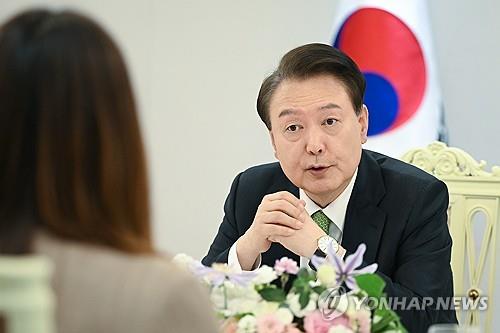 ▲ 윤석열 대통령이 2024년 4월 8일 서울 용산 대통령실 청사에서 열린 스타트업 청년과의 오찬에서 발언하고 있다. [대통령실 제공] ⓒ연합뉴스