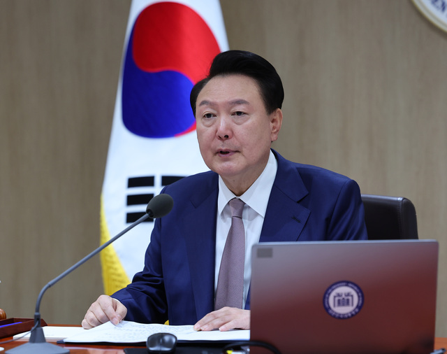 ▲ 윤석열 대통령이 24일 서울 용산 대통령실 청사에서 열린 제41회 국무회의를 주재하고 있다. 2024.09.24. ⓒ뉴시스