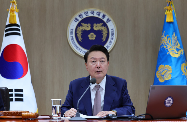▲ 윤석열 대통령이 24일 서울 용산 대통령실 청사에서 열린 제41회 국무회의를 주재하고 있다. 2024.09.24. ⓒ뉴시스