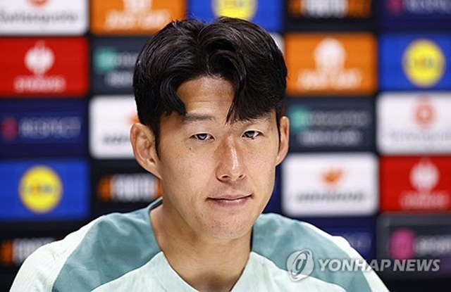 ▲ 손흥민이 영국 런던의 토트넘 홋스퍼 스타디움에서 열린 2024-25 UEFA 유로파리그 카라바흐전 사전 기자회견에 참석했다. 240926 ⓒ연합뉴스