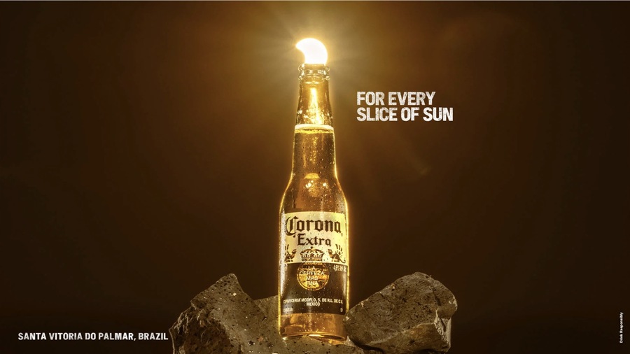 ▲ 코로나의 'For Every Slice of Sun' 캠페인. ©Corona