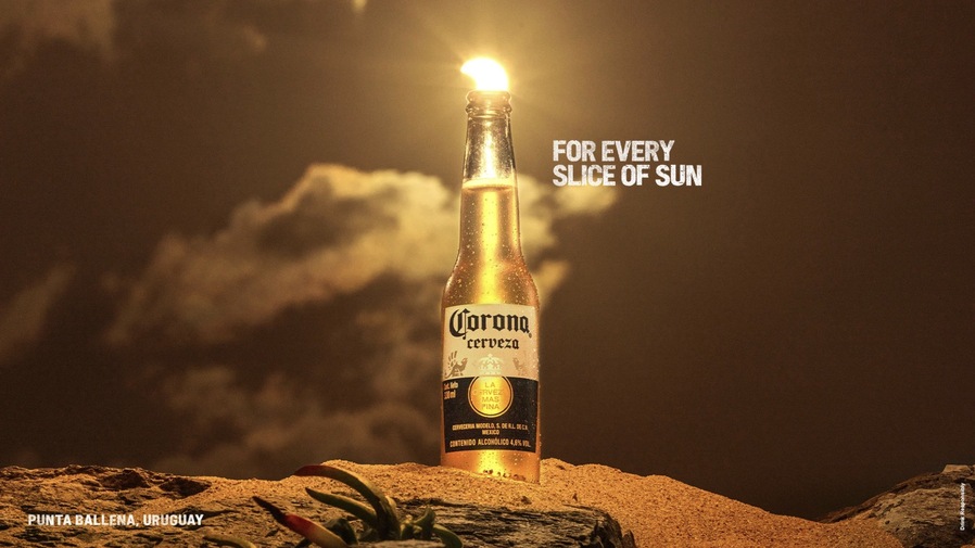 ▲ 코로나의 'For Every Slice of Sun' 캠페인. ©Corona