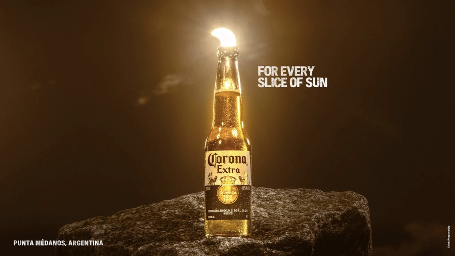 ▲ 코로나의 'For Every Slice of Sun' 캠페인. ©Corona