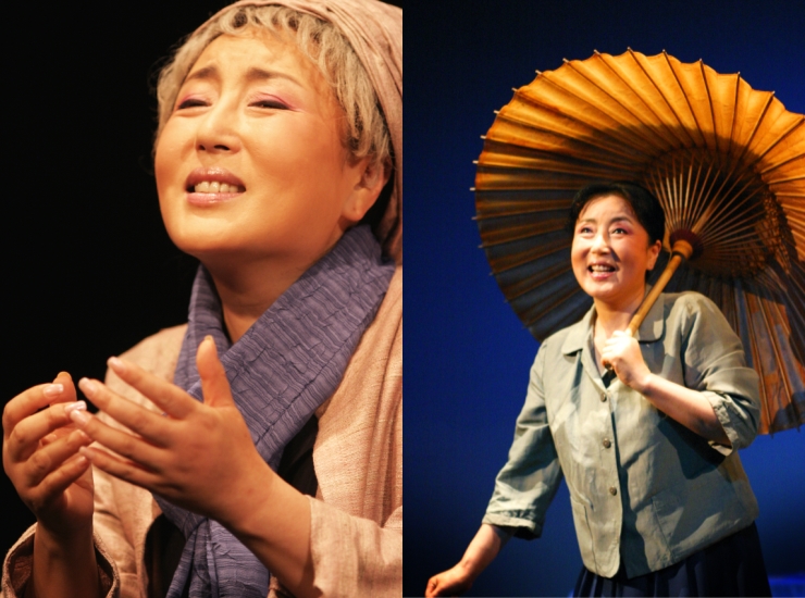 ▲ 김성녀의 뮤지컬모노드라마 '벽 속의 요정' 공연.ⓒ세종문화회관