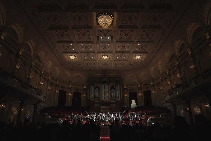 ▲ 암스테르담 콘세르트헤바우에서 공연을 마친 국립심포니.ⓒ국립심포니오케스트라