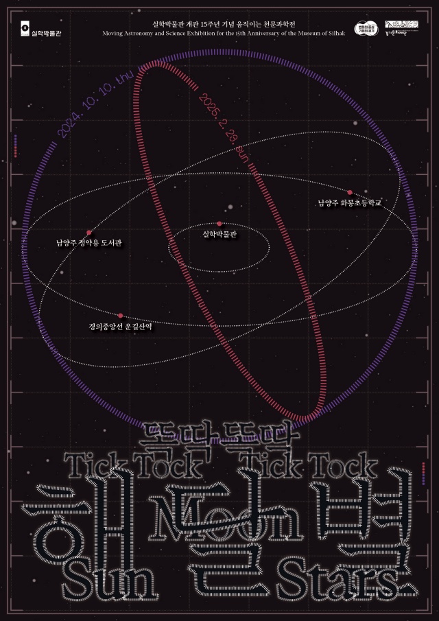 ▲ 천문과학전 '똑딱똑딱! 해, 달, 별'전 포스터. ⓒ경기문화재단 제공