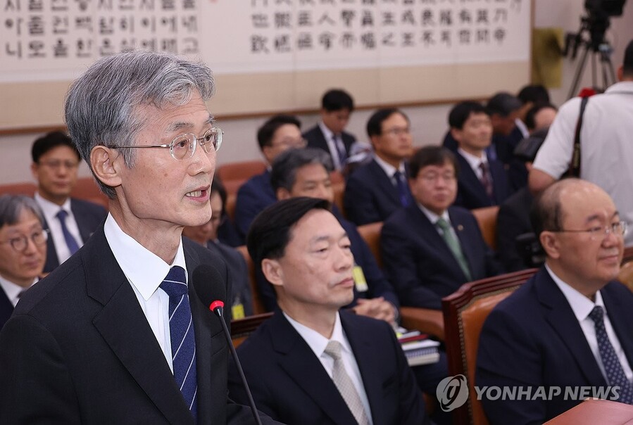 ▲ 조희대 대법원장이 7일 국회에서 열린 법제사법위원회의 대법원 등에 대한 국정감사에 출석해 인사말을 하고 있다. ⓒ연합뉴스