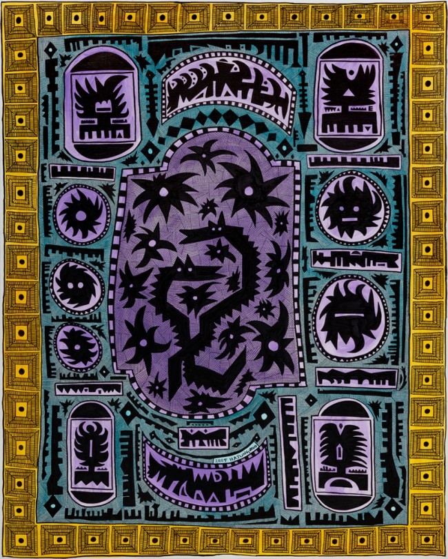 ▲ 배우 하정우의 그림.ⓒ워크하우스컴퍼니