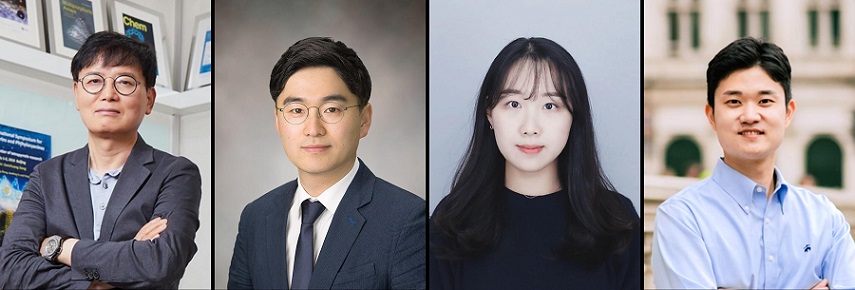 ▲ 왼쪽부터 연세대 김동호 교수, 박종혁 교수, 김태희 박사(공동 제1저자), 전도형 박사(공동 제1저자).ⓒ연세대