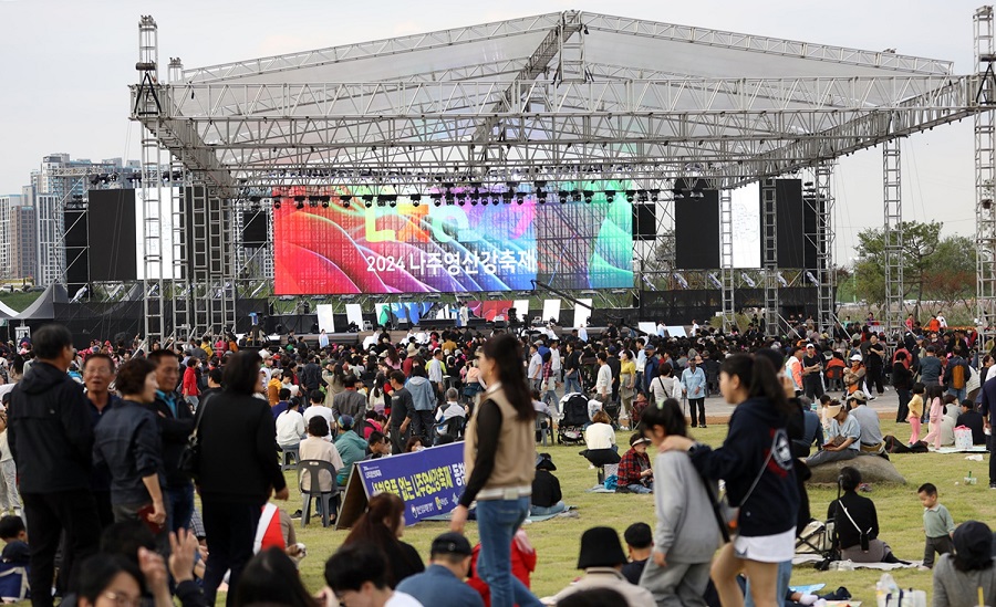 ▲ 2024나주영산강축제 주무대.ⓒ나주시