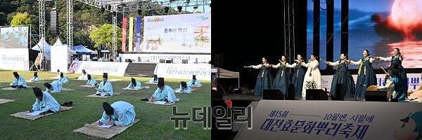 ▲ 지역 출신 연예인 중심의 공연 기획도 다른 축제와의 차별성을 보여줬다는 평가가 나왔다.ⓒ김경태 기자