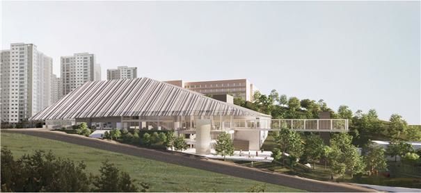 ▲ 서울시 다목적 체육센터 조감도.ⓒ서울시