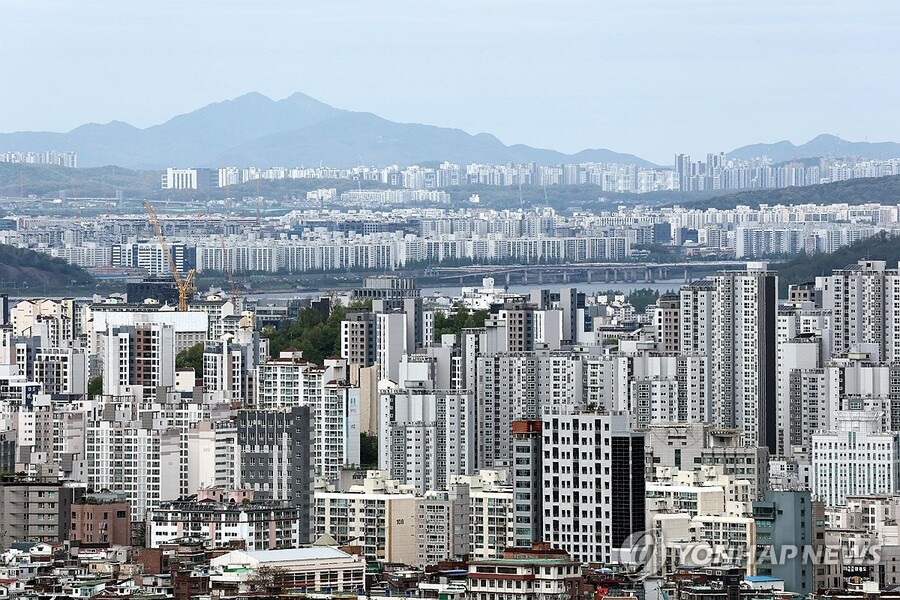 ▲ 4월21일 남산에서 바라본 서울 모습 ⓒ연합뉴스