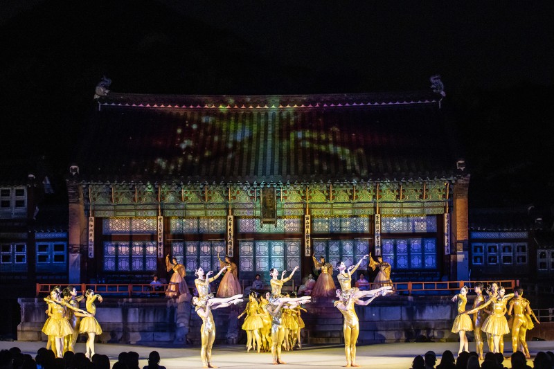 ▲ '고궁음악회-발레×수제천' 공연.ⓒ국가유산진흥원