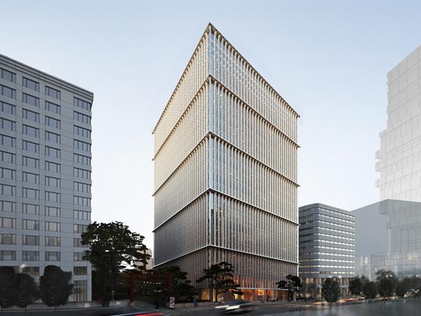 ▲ 서울 종로구 수송동 코리안리 본사 사옥 재개발 조감도.ⓒ서울시