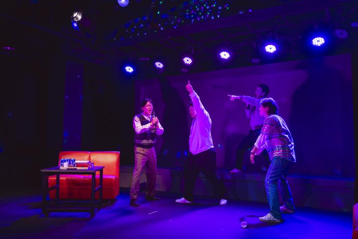 ▲ 연극 '남자들' 공연 장면.ⓒ한국연극인복지재단