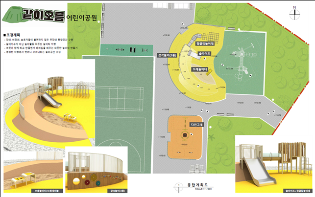 ▲ 연동지역 67호 무장애 통합놀이터 조성 종합계획도.ⓒ제주시