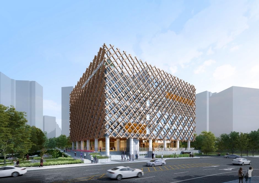 ▲ 서대문구 북가좌동 김병주도서관 조감도.ⓒ서울시