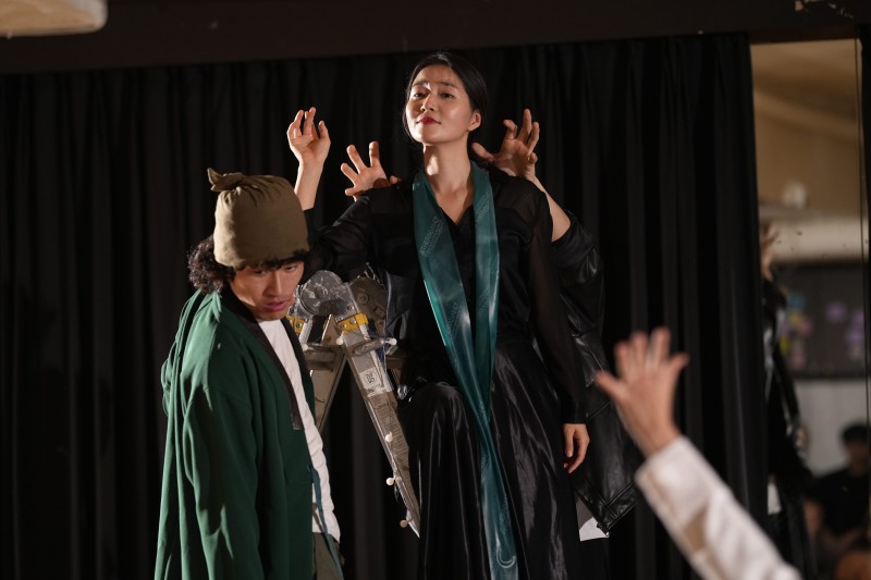 ▲ 국립극단 청년교육단원 최종발표회 '죠죠 Jojo' 연습현장.ⓒ국립극단