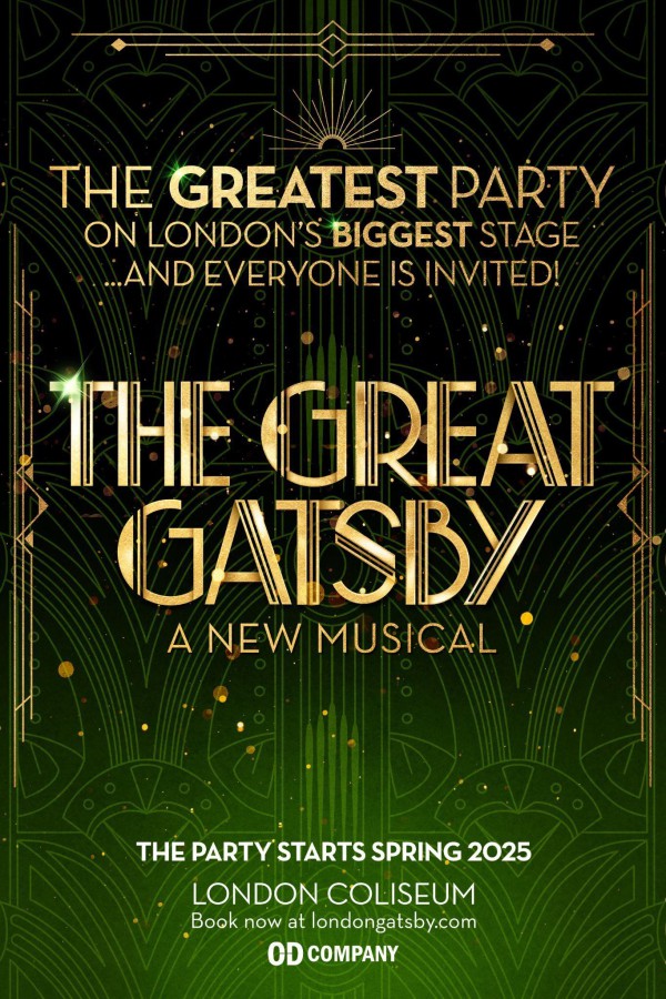 ▲ 뮤지컬 '위대한 개츠비' 영국 프로덕션 메인 포스터.ⓒ오디컴퍼니