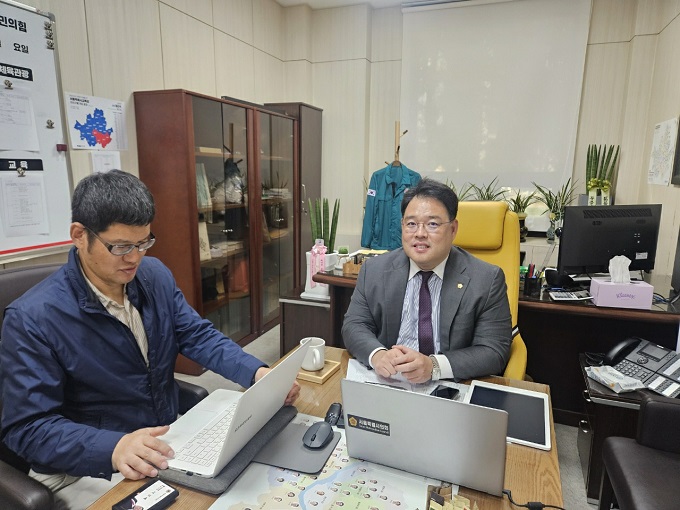 ▲ 이성배 서울시의회 국민의힘 대표의원.ⓒ송학주 기자
