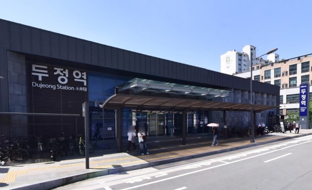 ▲ 수도권전철 1호선 두정역. ⓒ네이버지도 갈무리