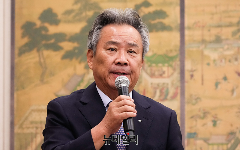 ▲ 이기흥 대한체육회장. ⓒ서성진 기자