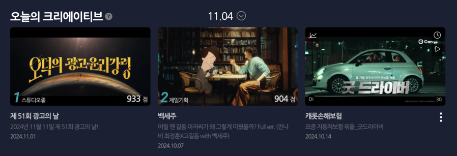 ▲ TVCF 오늘의 크리에이티브 1위에 오른 광고윤리강령 캠페인. ©TVCF 캡처