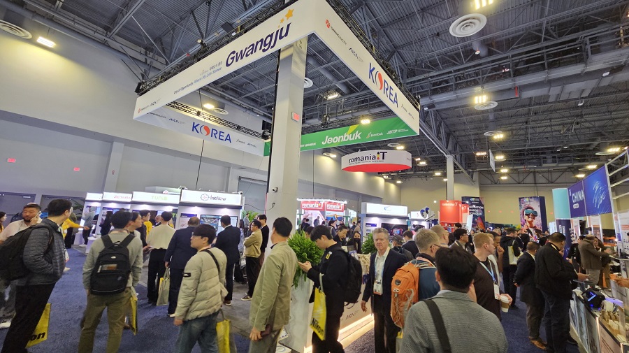 ▲ ‘국제전자제품박람회(CES 2024)’.ⓒ광주광역시