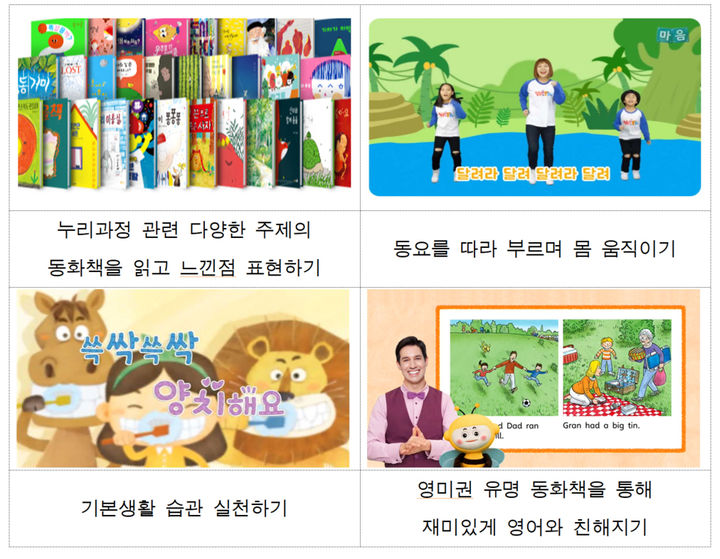 ▲ '서울런 키즈' 온라인 콘텐츠 예시.ⓒ서울시