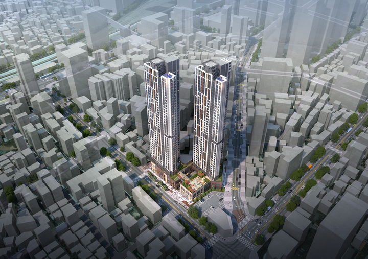 ▲ 상봉동 역세권 장기전세주택사업 조감도.ⓒ서울시