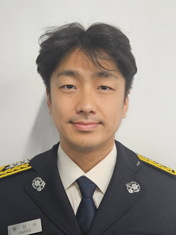 ▲ 2024년 모범 제복근무자로 선정된 충북안전체험관 소방장 황인서 사진.ⓒ충북소방본부