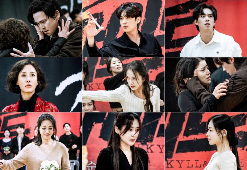 ▲ 뮤지컬 '지킬앤하이드' 연습 현장.ⓒ오디컴퍼니