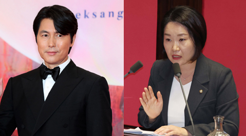 ▲ 배우 정우성(왼쪽)과 더불어민주당 이소영 의원. ⓒ뉴시스