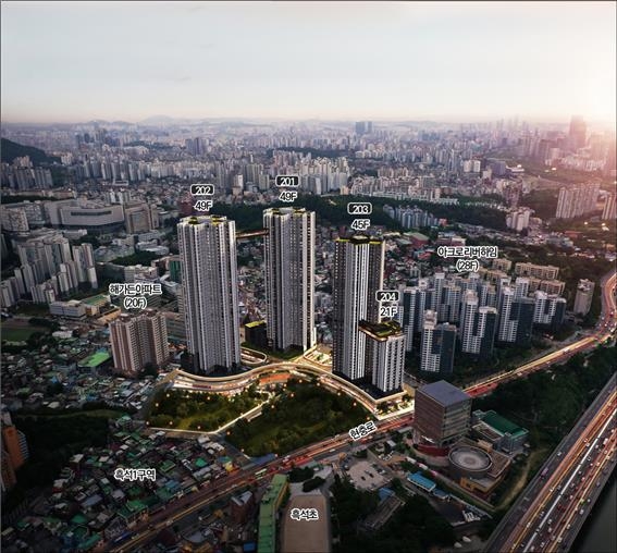 ▲ 서울 동작구 흑석2구역 재개발 조감도.ⓒ서울시