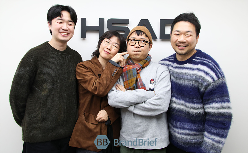 ▲ (좌측부터) HSAD AI LABS 박윤형 아트 디렉터, 김효진 책임, 이우성 아트 디렉터, 박동화 리더. ©서성진 기자