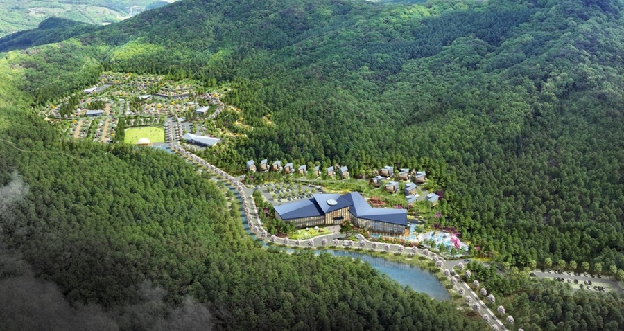 ▲ ‘코베아 캠핑랜드 조성사업’ 전체 조감도.ⓒ청주시