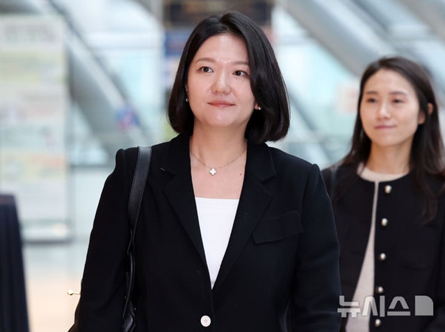 ▲ 최수연 네이버 대표가 서울 영등포구 한국경제인연합회에서 열린 제31회 한일재계회의에 참석하고 있다. 241018 ⓒ뉴시스